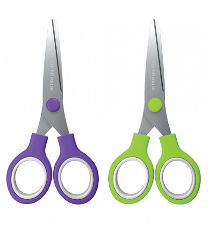 Foarfeca Ek Junior 13 cm, lame din otel inoxidabil, capete rotunjite - imagine 4